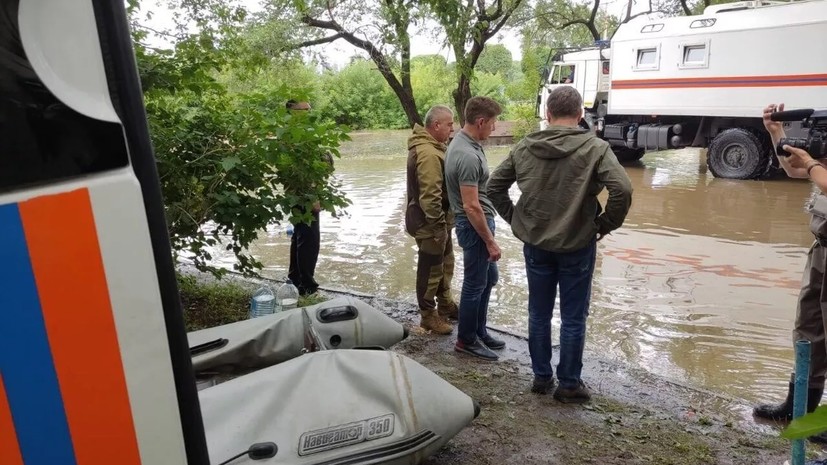 Власти назвали паводок возможной причиной порыва на газопроводе в Уссурийске