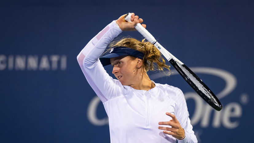 Самсонова уступила Носковой в первом круге турнира в Цинциннати