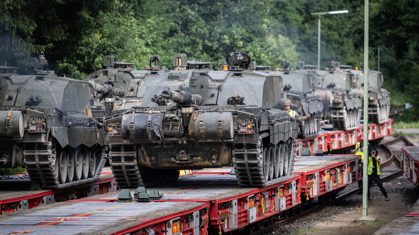 Военная хроника: ВСУ могут применить танки Challenger 2 в Запорожской области