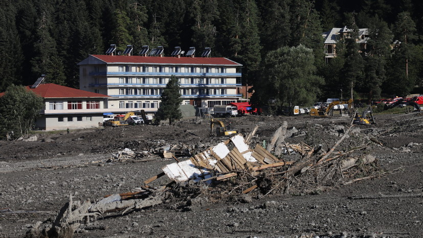 Число погибших при сходе оползня на курорте Шови в Грузии возросло до 28
