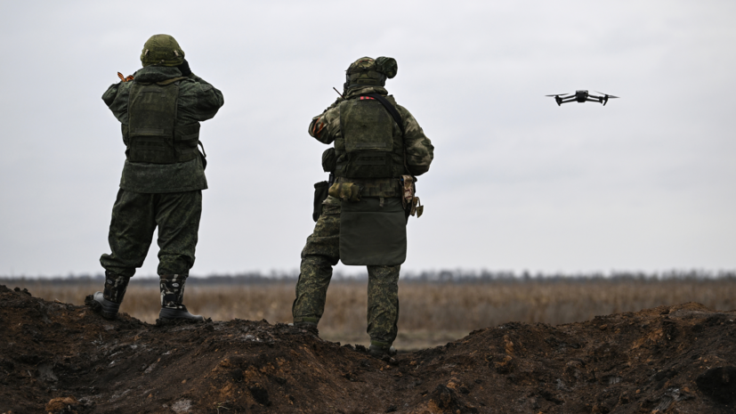 Бойцы ВДВ России используют FPV-дроны на южном фланге Артёмовского направления