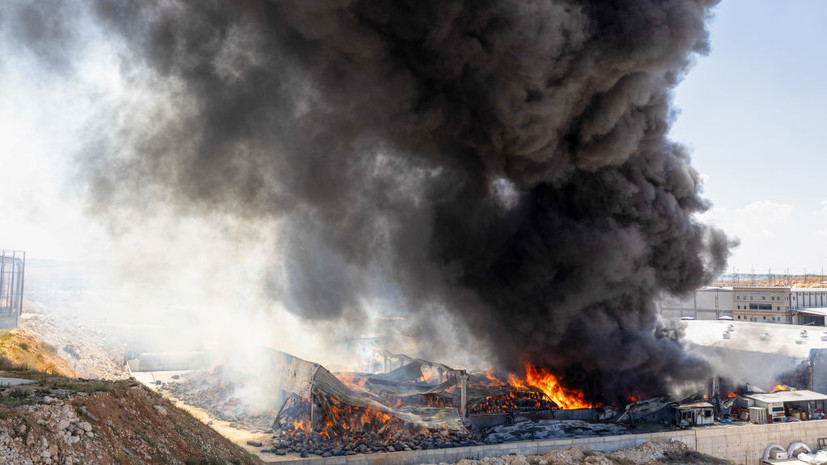 В здании в Самаре произошёл пожар на площади 250 квадратных метров