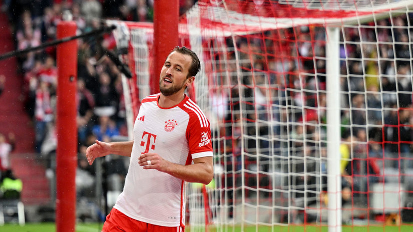 Дубль Кейна принёс «Баварии» победу над «Аугсбургом» в Бундеслиге