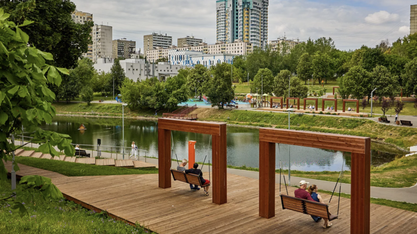 В Москве благоустроили территорию у Кировоградских прудов