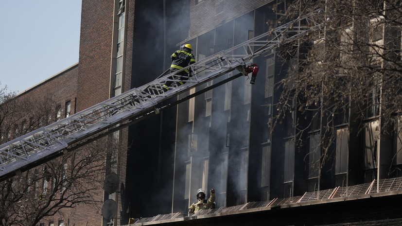 Посольство: данных о пострадавших во время пожара в Йоханнесбурге россиянах нет