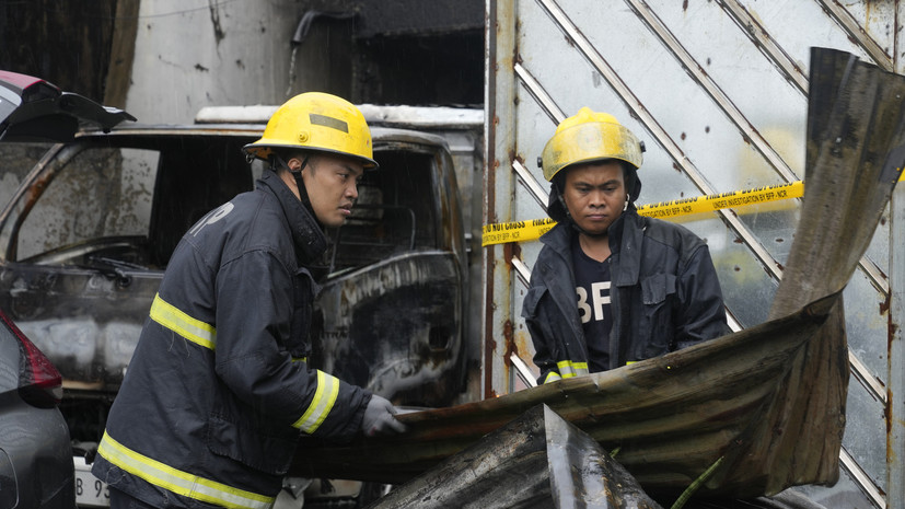 На Филиппинах из-за пожара на фабрике погибли 15 человек