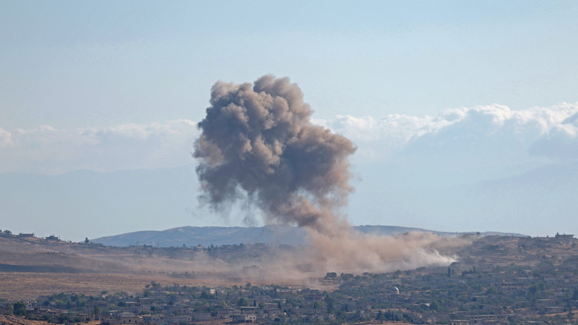 ВС Сирии нанесли удары по позициям террористов в Идлибе