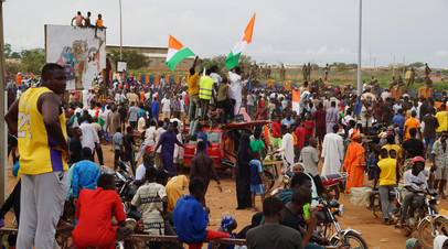 Акции протеста у французской авиабазы в Нигере
