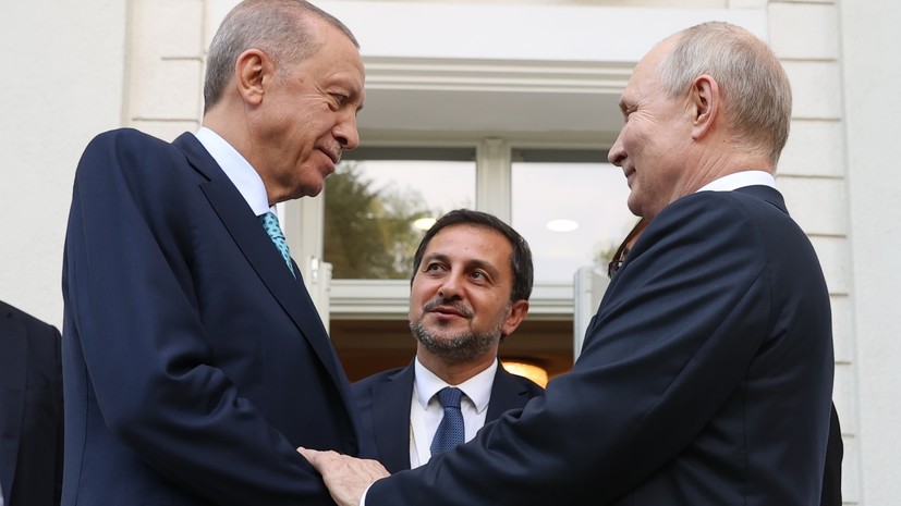 Президент Турции Эрдоган назвал Путина дорогим другом