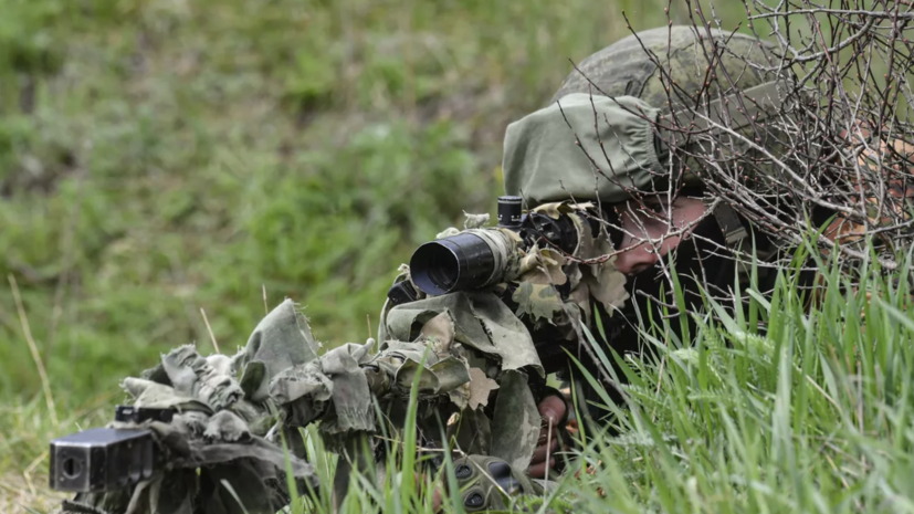 Российские снайперы уничтожили украинский дот в ДНР