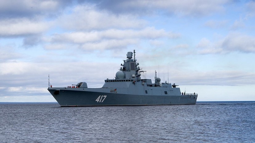 Минобороны: фрегат «Адмирал Горшков» проведёт тренировки в Атлантике