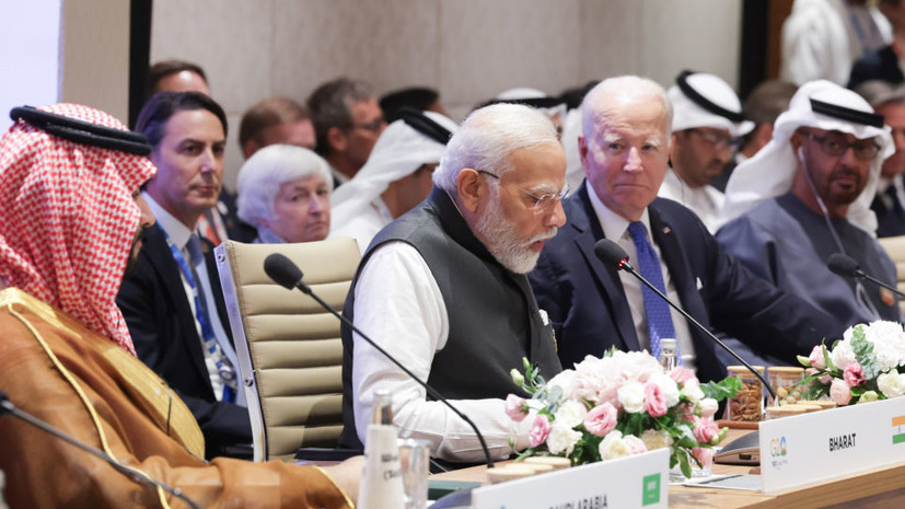 Моди объявил о планах запуска коридора Индия — Ближний Восток — Европа