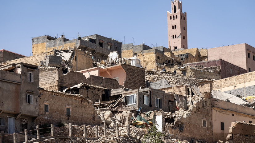 Hespress: число жертв землетрясения в Марокко превысило 1,3 тысячи