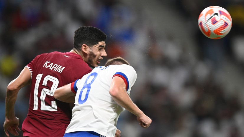 Сборная Катара открыла счёт в товарищеском матче с Россией