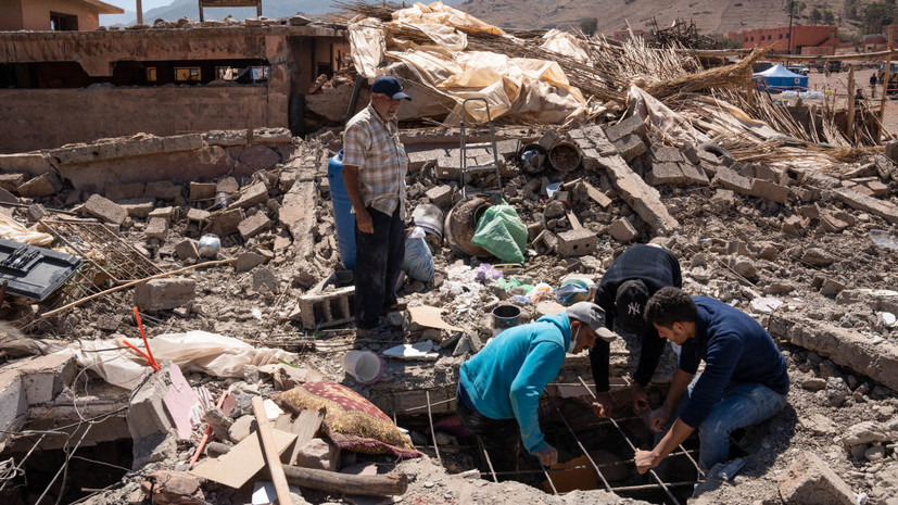 МАР: около 50 тысяч домов в Марокко было разрушено в результате землетрясения
