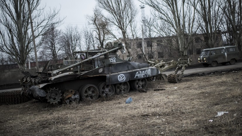Российский военный рассказал RT о потерях техники ВСУ в районе Работина