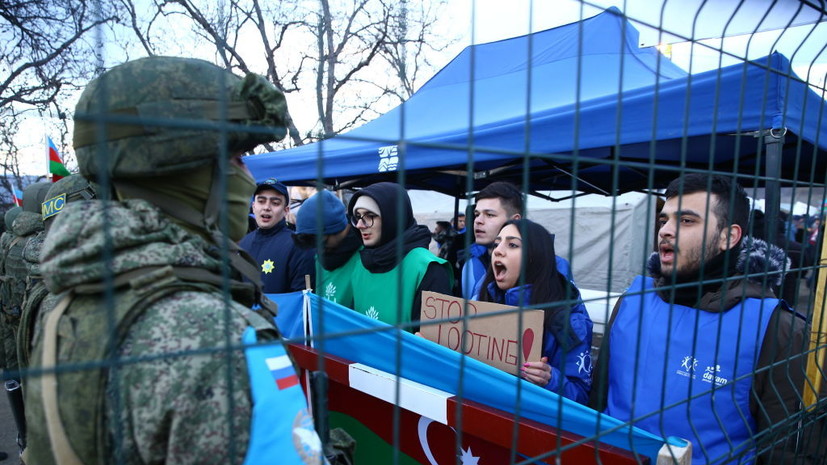 МИД: российские миротворцы продолжают выполнять свои задачи в Карабахе