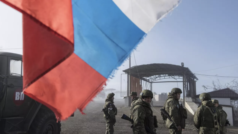 МО России: колонна миротворцев в Карабахе подверглась обстрелу 19 сентября