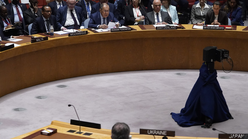 Блинкен и постпред Украины присутствуют на выступлении Лаврова в СБ ООН