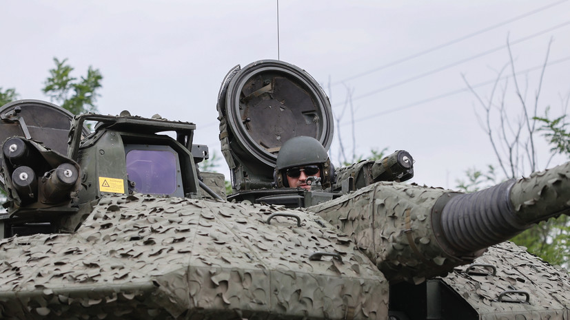 Украинский танк обстрелял село в Брянской области