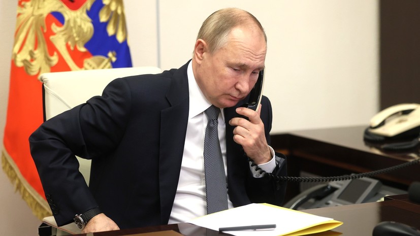 Путин провёл телефонные переговоры с президентом Туркменистана