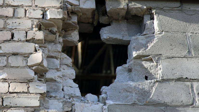 Кулемзин: снаряд попал в жилой дом в Донецке