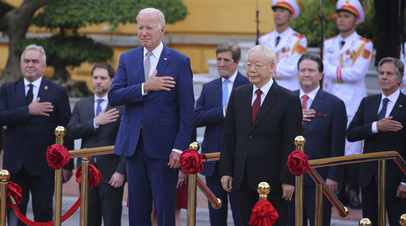 Президент США Джо Байден во Вьетнаме