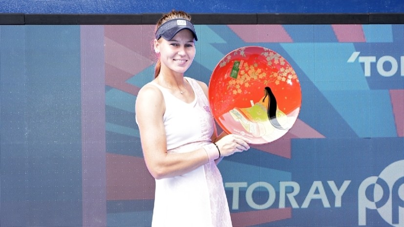 Второй титул в карьере: Кудерметова разгромила Пегулу и выиграла турнир в Токио