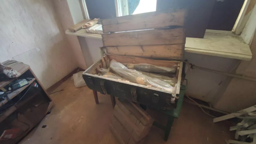 Во Владимировке обнаружили схрон с боеприпасами