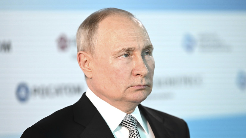 Путин заявил, что внешнего воздействия на самолёт Пригожина не было