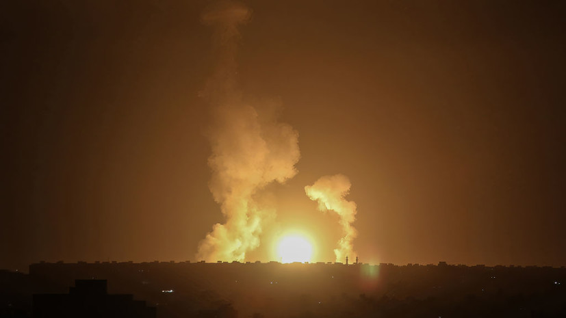 В ВВС Израиля заявили о нанесении ударов по 130 целям в секторе Газа