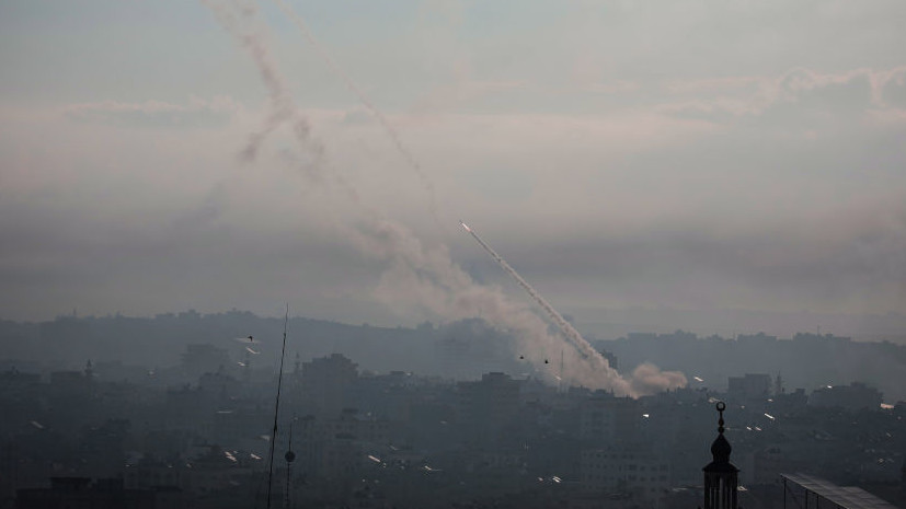 Четыре человека получили ранения в результате падения ракеты под Иерусалимом