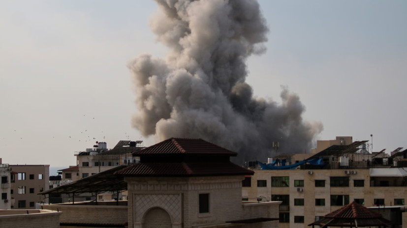 Минобороны Израиля назвало целью уничтожение всех объектов ХАМАС в секторе Газа