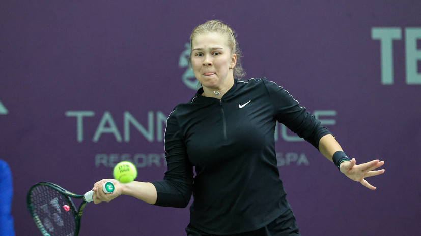 Российская теннисистка Лансере вышла во второй круг турнира в Гонконге