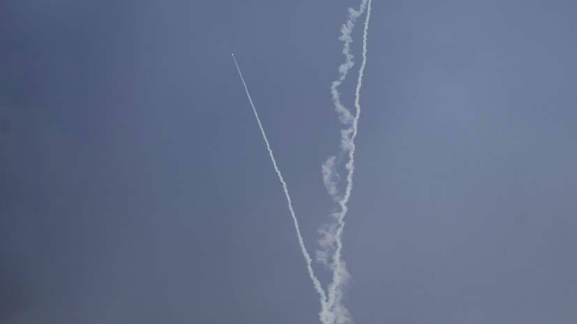 Ракетный залп по израильским городам попал в прямой эфир RT Arabic