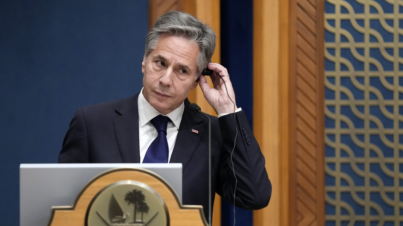 Блинкен анонсировал создание «зон безопасности» для населения сектора Газа