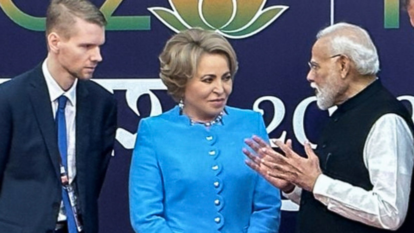 Матвиенко встретилась с индийским премьером Моди в Нью-Дели