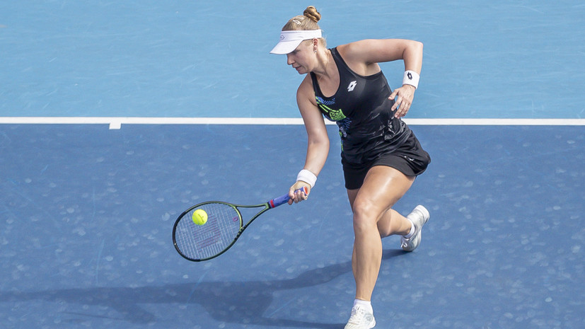 Блинкова проиграла в первом круге турнира в Наньчане