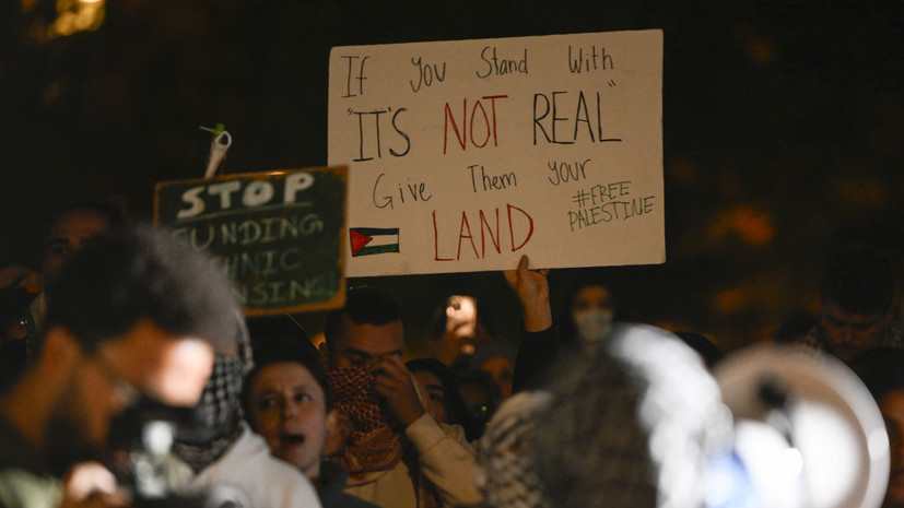 В Вашингтоне у Капитолия начался протест против боевых действий в секторе Газа