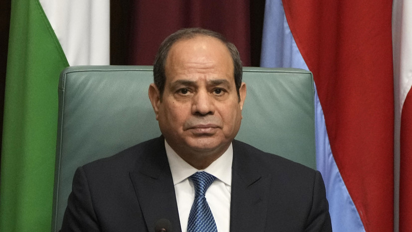 Президент Египта призвал мировое сообщество защитить права палестинцев