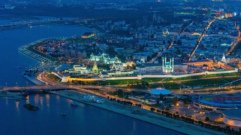 На телебашнях Нижнего Новгорода и Казани включат подсветку в честь первого рейса «Метеора»