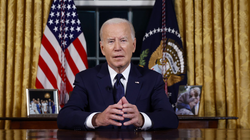 Junge Welt: слова Байдена о Путине и ХАМАС говорят о том, что у него проблемы