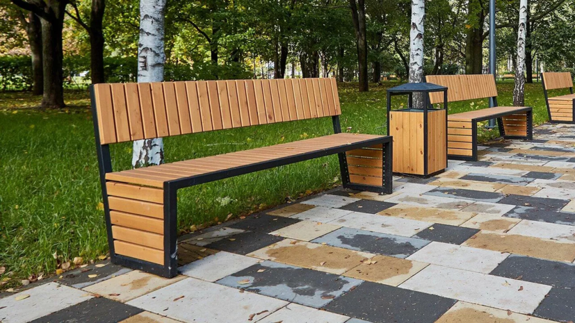 На Цветном бульваре благоустроили два участка