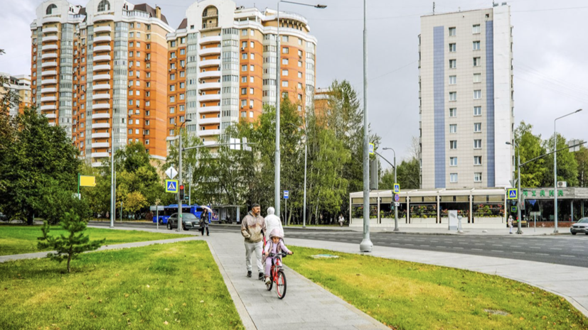 В Москве благоустроили территорию у станции БКЛ «Проспект Вернадского»