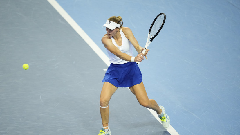 Самсонова обыграла Чжу Линь в матче малого Итогового турнира WTA