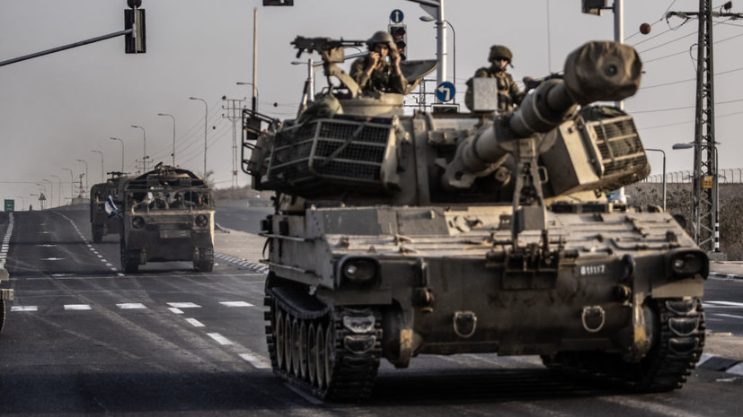 CNN: артиллерия и танки ведут обстрел у границы Израиля и сектора Газа