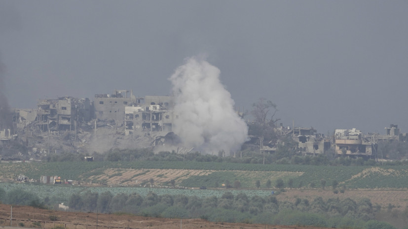 В армии Израиля заявили об авиаударах по инфраструктуре ХАМАС в Газе