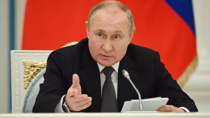 Путин заявил о важности моральной поддержки участников СВО