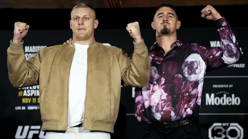 «Не думаю, что это противостояние силы и скорости»: о чём говорили Павлович и Аспинэлл перед боем за временный титул UFC