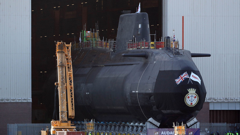 DE: построенная для борьбы с Россией британская подлодка Audacious простаивает